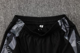 24-25 Algeria Black Kids Half Pull Tracksuit (童装)(半拉链)
