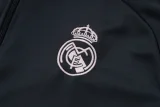 2025-26 Real Madrid Dark gray Jacket Tracksuit #A2541