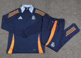 24-25 RMA Royal blue Kids Half Pull Tracksuit (童装)(半拉链)