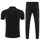25-26 Argentina Black Polo Tracksuit