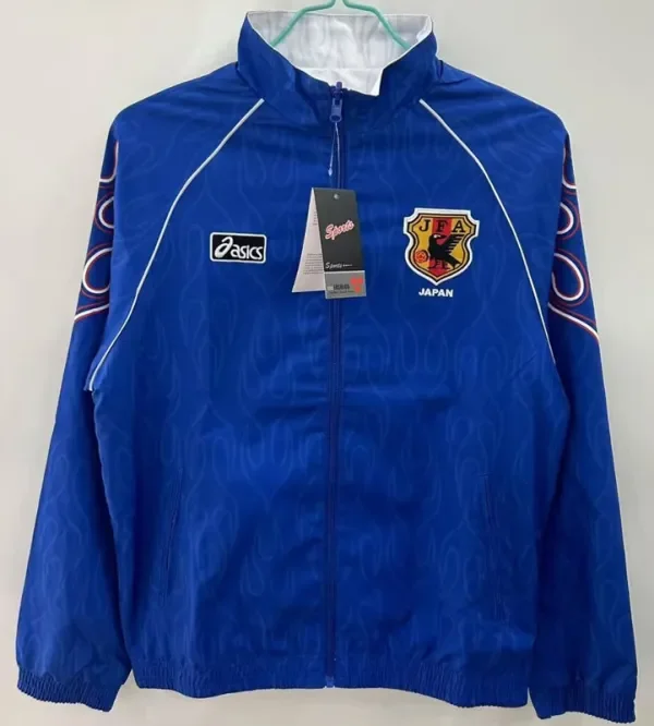 2025 Japan Anime Edition Blue & White Double Sided Windbreaker (双面风衣)