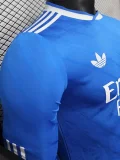 2025-26 Real Madrid  Third Long Sleeve Player Version Soccer Jersey (长袖球员)