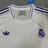 25-26 RMA White Special Edition Fans Training Shirts *紫色标
