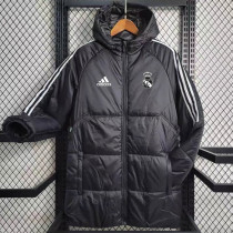 23-24 RMA Black Hooded Cotton Coat White Edge (白色边) 棉衣