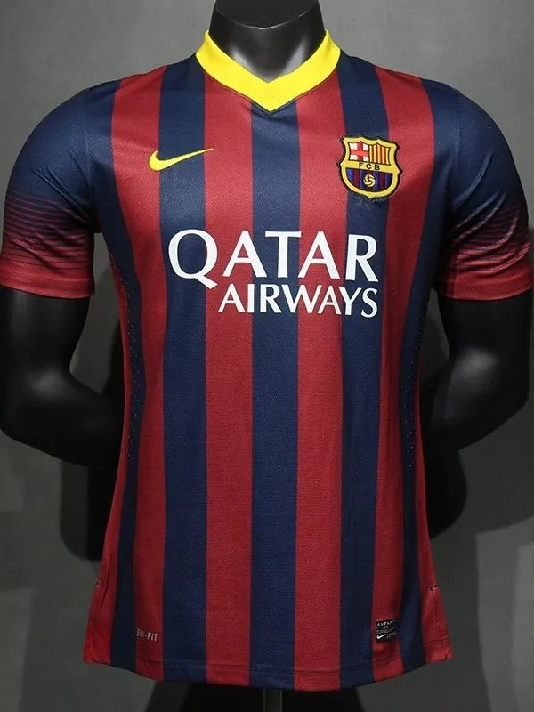 2013-2014 BAR Home Player Version 球员 Retro Soccer Jersey