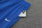 24-25 France Fancy Blue Jacket Tracksuit