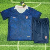 2025-26 France Home Kids Soccer Jersey