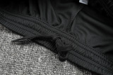 2024 Japan Black Half Pull Tracksuit (半拉链)(匹印)