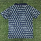 25-26 Portugal Grey Black Training Shirts *PM