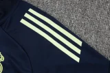 2025-26 Real Madrid Dark gray Jacket Tracksuit