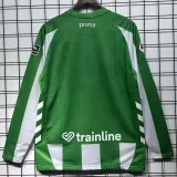 2025-26 Real Betis Home Long Sleeve Soccer Jersey (长袖)