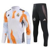 24-25 RMA White Half Pull Tracksuit (半拉链)(匹印)