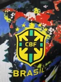 2025-26 Brazil Black Red Special Edition Player Version Soccer Jersey