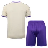 25-26 Real Madrid Khaki Training Short Suit #D2549