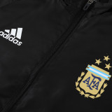 23-24 Argentina Black Windbreaker (风衣)
