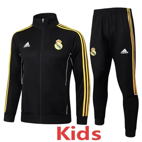 2025-26 Real Madrid Black Kids Jacket Tracksuit #E2556(童装)