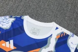 2025-26 Real Madrid White blue Training Short Suit