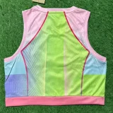 2025-26  Barcelona Pink Yellow Women Yoga Vest (女)