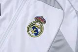 2025-26 Real Madrid White grey Kids Jacket Tracksuit #E25100(童装)