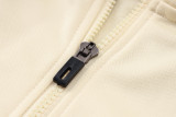 24-25 PSG Jordan Khaki Hoodie Half Pull Tracksuit #F564半拉连帽