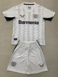 24-25 LeverKusen Away Kids Soccer Jersey