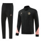 24-25 PSG Jordan Black Jacket Tracksuit #03