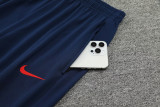 24-25 PSG Royal blue Half Pull Tracksuit (半拉链)(印花)