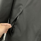 24-25 PSG Jordan Cotton Thickened warm Black Outdoor Jackets #A805加棉冲锋衣