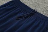 24-25 Marseille Lake blue Half Pull Tracksuit (半拉链)