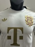 24-25 Bayern White 125th Anniversary Player Version Soccer Jersey