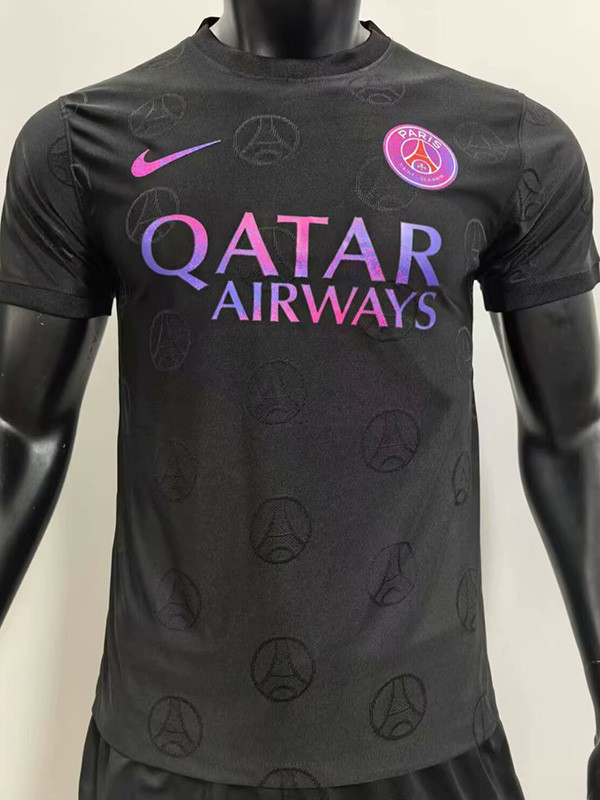 24-25 PSG Black Casual style Player Version Training shirts