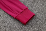 24-25 PSG Jujube red Hoodie Half Pull Tracksuit #F598半拉连帽