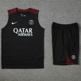 24-25 PSG Black Tank top and shorts suit