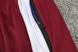 24-25 Bayern Deep Red Kids Half Pull Tracksuit (童装)(半拉链)