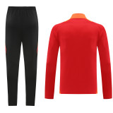 24-25 Bayern Red Jacket Tracksuit #02
