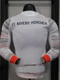 2025-26 Bayern Away Long Sleeve Player Version Soccer Jersey (长袖球员)