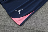 24-25 PSG Dark blue Tank top and shorts suit