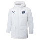 24-25 Marseille White Hooded Windbreaker Fabric Cotton Coat #G247(黑标)