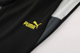 24-25 Dortmund Black Grey Jacket Tracksuit #02