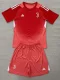25-26 Juventus Orange GoalKeeper Kids Soccer Jersey