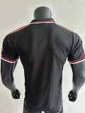 1998-1999 Man Utd Black Player Version Retro Soccer Jersey