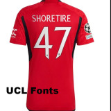 23-24 Man Utd Home Fans Soccer Jersey