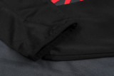 24-25 Man Utd Dark gray Kids Half Pull Tracksuit (童装)(半拉链)