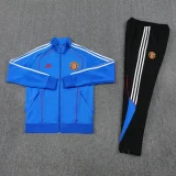2025-26 Man Utd Fancy blue Jacket Tracksuit #03