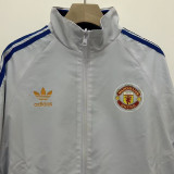 24-25 Man Utd Blue & White Double Sided Windbreaker (双面风衣)