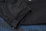 24-25 Napoli Blue Black Kids Half Pull Tracksuit (童装)(半拉链)