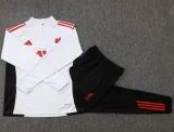 2025/26 Liverpool   White Half Pull Tracksuit #B2534(半拉链)