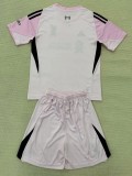 2025-26 Liverpool Pink GoalKeeper Kids Soccer Jersey
