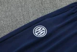 2025-26 Inter Milan Grey Half Pull Tracksuit (半拉链)