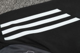24-25 Man Utd Dark gray Kids Half Pull Tracksuit (童装)(半拉链)